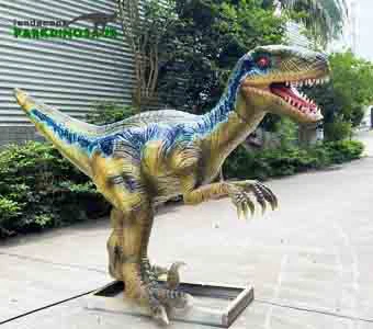 Animatronische Dinosaurier-Statue Velociraptor